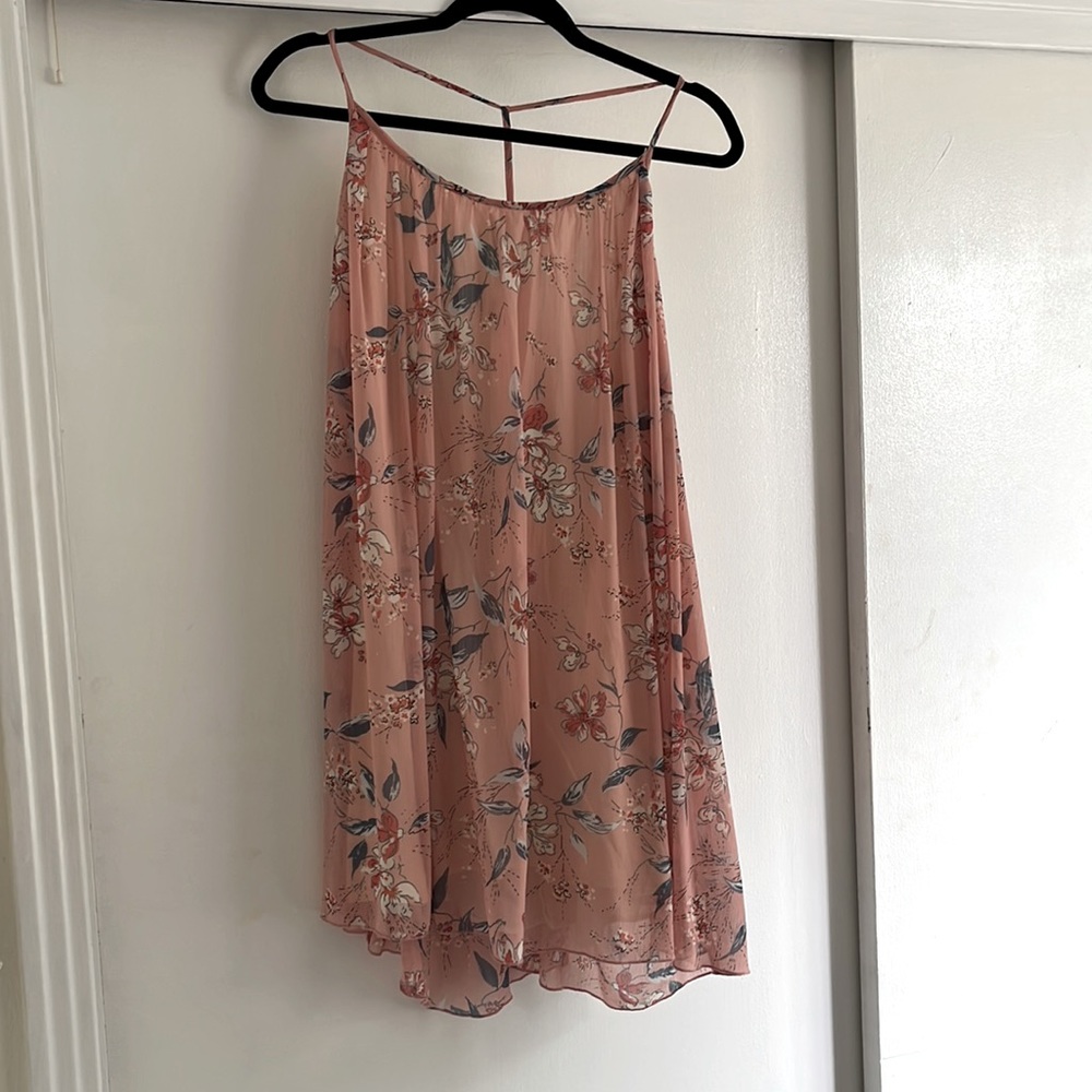 Abercrombie & Fitch light pink floral dress